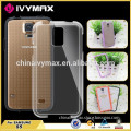 China phone accessory for samsung galaxy s5 transparent pc case